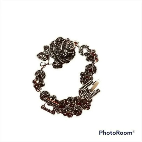Beautiful For Women Tibetan Silver Boho Charm Crystal Bracelet